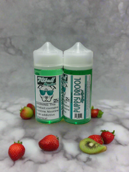 Puppy Drool Menthol E-Juice — Strawberry Kiwi Menthol